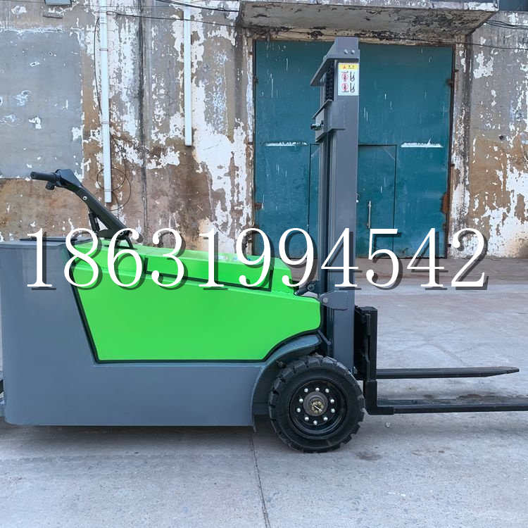 新港乡小型电动叉车1吨2吨步行站驾式电瓶堆高充电装卸车液压升降车铲车